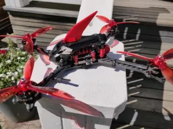 Floss 2.1 Rocket canopy with detachable crash flip fin