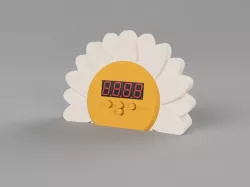 Flower alarm clock
