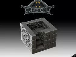 Gothic City Stairs I (JOIN our PATREONs)