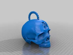 Khorne Skull with Chain Link