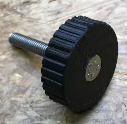 knurled screw head, Rändelschraube das Kopfteil M5, M6, M8 und M10