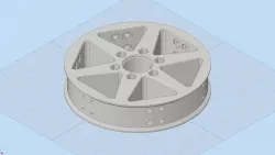 Lightweight 6in Diameter Traction Wheel