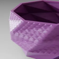 Low poly planter