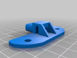 Low profile mount for use with Gorilla print fan ducting