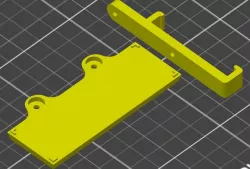 magnetic LCD Screen Cover for MK3S (with different Versions (with visible and invisible Magnets))