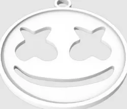 Marshmello DJ Keychain