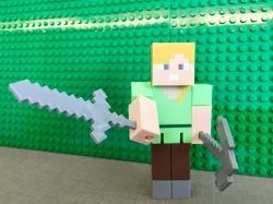 Minecraft Alex Articulated - Multi-Material
