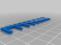 Printable Visual Reference mm Square and mm Ruler set for 3D printing & CNC