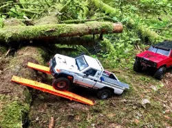 Modular mobile Bridge for 1/10 scale RC crawler (fits to M416 trailer by ossum)b