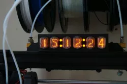 Nixie Countdown Clock For A 3D Printer