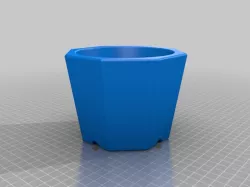 Octagonal Flower Pot