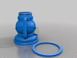 Oil Lamp-bs3 remix-Planter