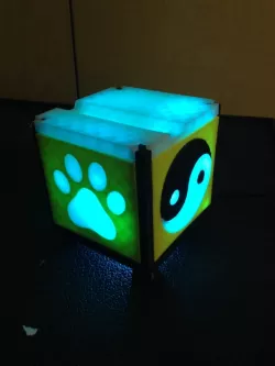 Phone/Tablet Cube Holder with LED/RGB Lights