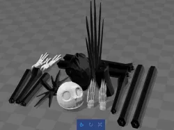 Poseable Jack Skellington - Split Files