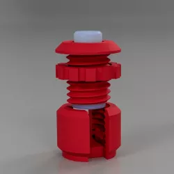 Printed mini push button for a 3.5x3.5x6mm tactile smd push button