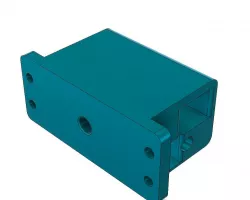 Railcore II Aluminum Y Carriage Belt Retainer