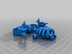 Raspi camera TinkerCad skeleton holder