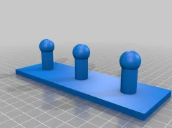 Simple key ring holder
