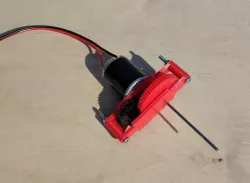 Small DC motor gearbox 15:1