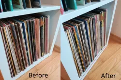 Spacer for IKEA Kallax Vinyl Storage