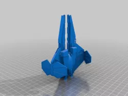 Star Wars Jedi Interceptor (Ready to 3D Print)