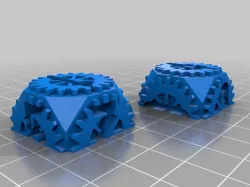 Steampunk Gear dice d6 dnd 