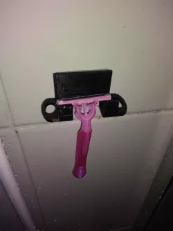 Suporte para lamina de depilar e oculos
