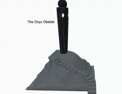 The Onyx Obelisk for Dungeons & Dragons or Warhammer 40k Tabletop Games