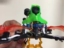 Toothpick self-adjusting 2S battery mount