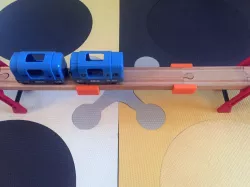Wooden Train Track Coupler