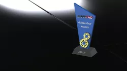 2014 GrabCad Golden Gear Trophy