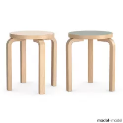 Aalto stools 3D model