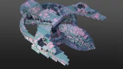 Alien Ship 3D model