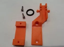 Aluminatus Trinity One Heated Bed Wire Support with O-ring, Rubber Band, or Zip Tie Clamping