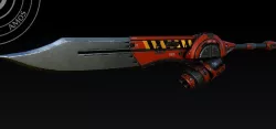 Amos Gunsword Low-poly  3D model