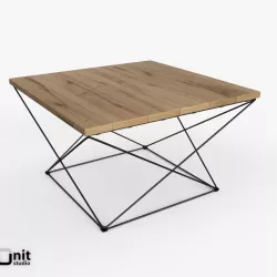 Angle Base Coffee Table by West Elm 3D model