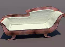 Antique Empire Sofa 3D model