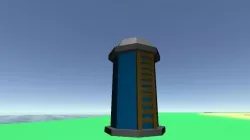 Archer Tower Low-poly  3D model