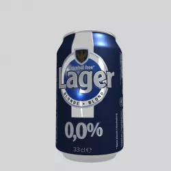 Beer Can Lager 33cl 3D model