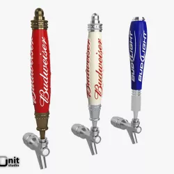 Beer Tap Budwiser 3D model