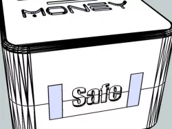 Bitcoin/Money combo lock box