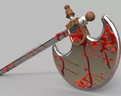 Bloody Axe 3D model