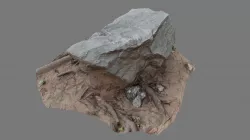 Boulder photo scanned 02 3D model