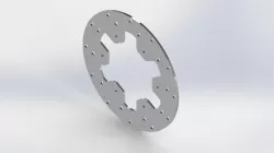 Brake rotor thermal analysis