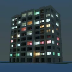 Building 2 3D model