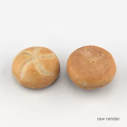 Bun Breadroll 3D model