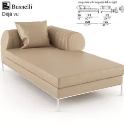 Busnelli Deja vu Long Chair 3D model