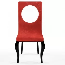 Chair with Hole 3D model