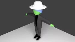 Character RIGGED 3D model