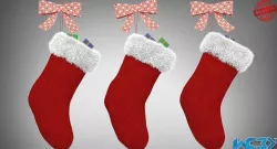 Christmas Socks 3D model